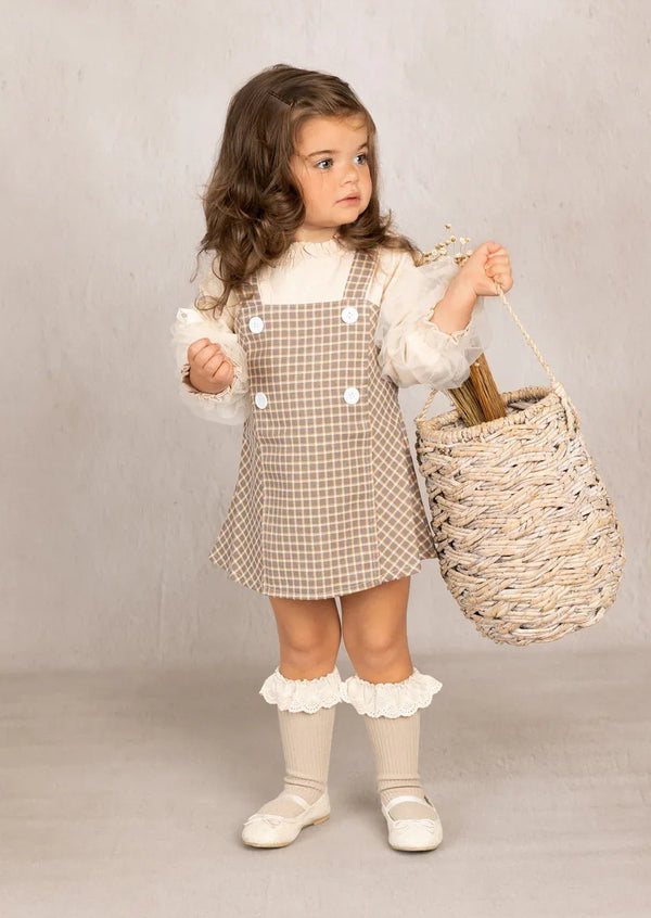 Jenna Dress in Beige - 
