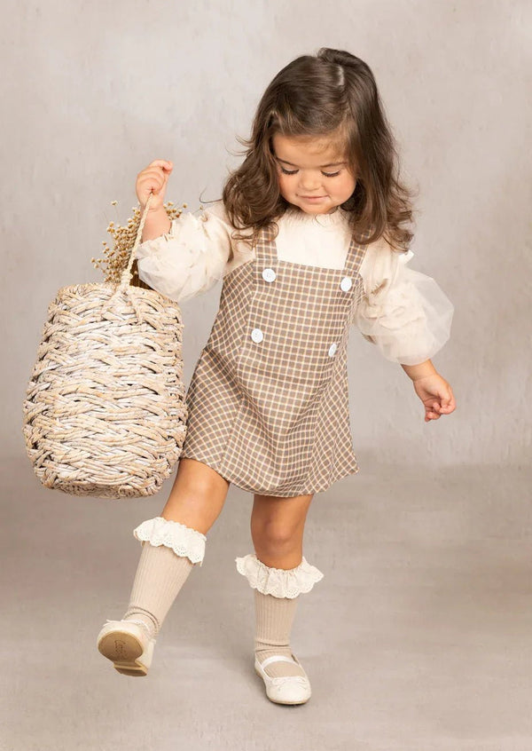 Jenna Dress in Beige - 