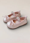 Juliette Flower Girl Ballet Flats in Pale Pink - 