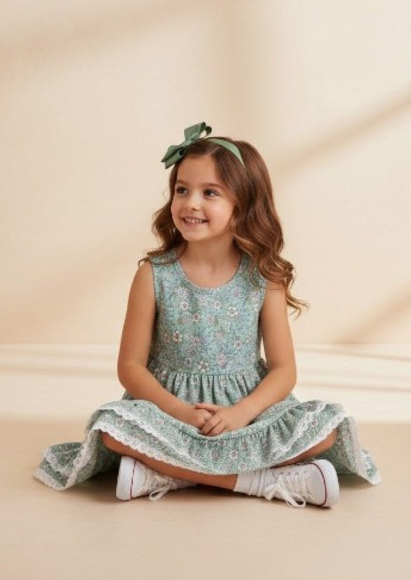 Kinsey Twirl Dress Green - 