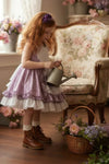 Lavender Ruffles Dress - 