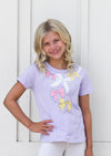 Lavender Bows Short Sleeve Tee