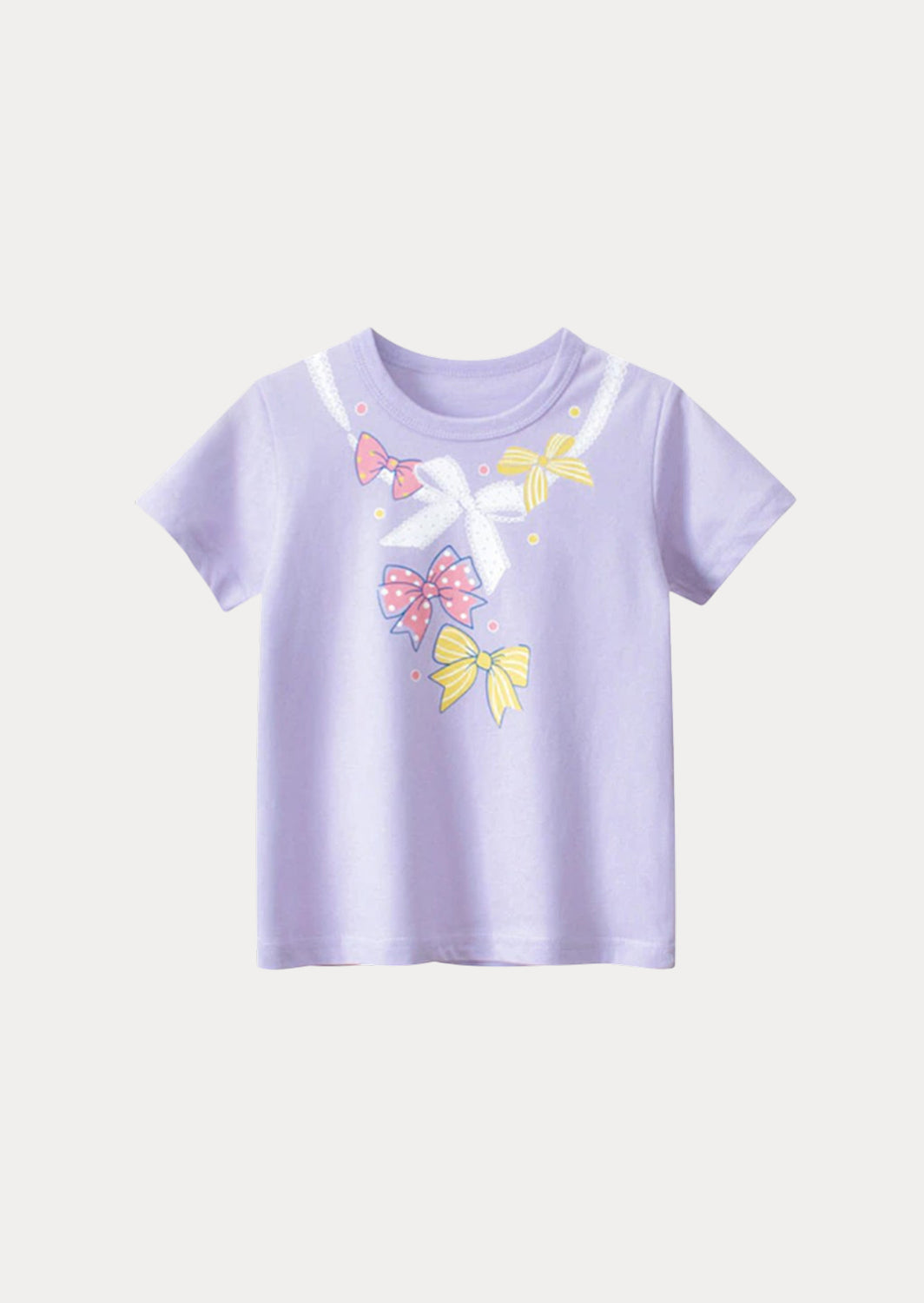 Lavender Bows Short Sleeve Tee