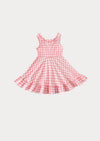 Pink Gingham Ruffle Twirl Dress – Girls Boutique Dresses
