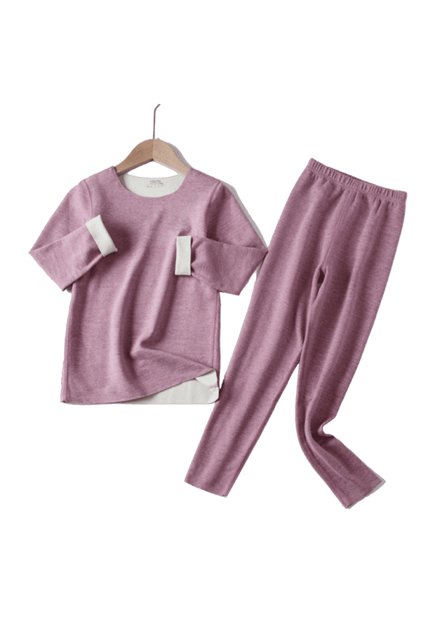 Long Sleeve Pajama in Dusty Lavender - 