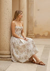 Lotus Dress in Beige - 