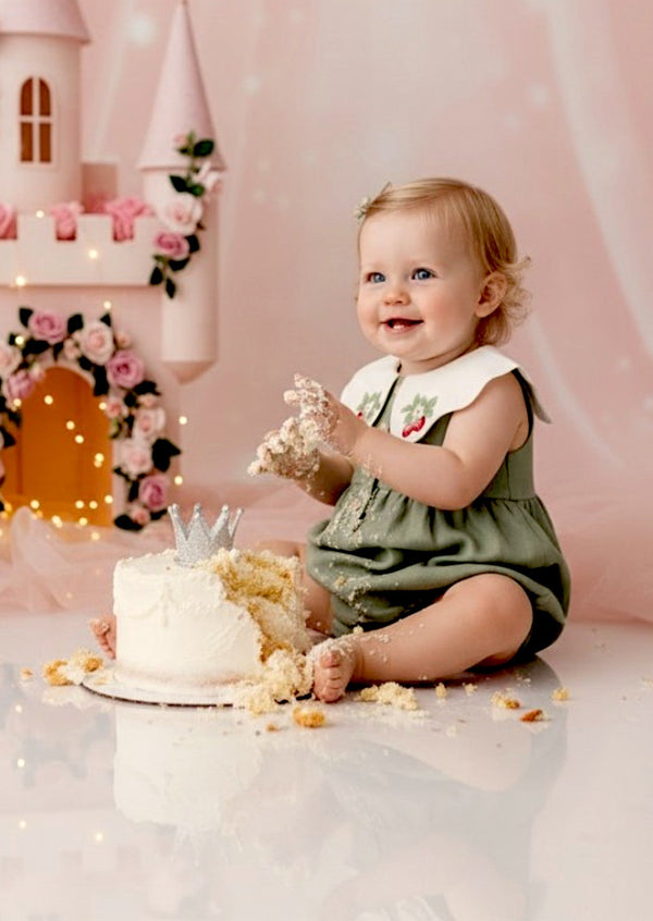 Lullaby Romper in Green - 