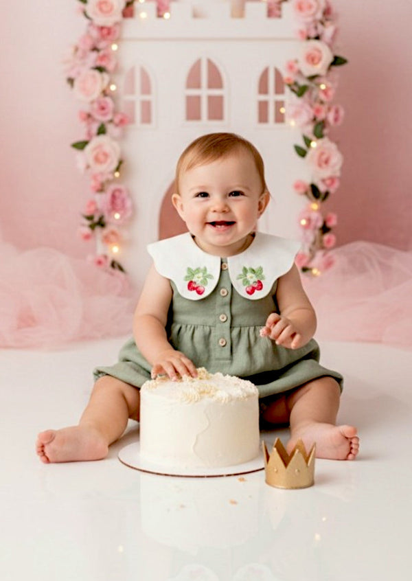 Lullaby Romper in Green - 
