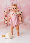 Lullaby Romper in Pink - 
