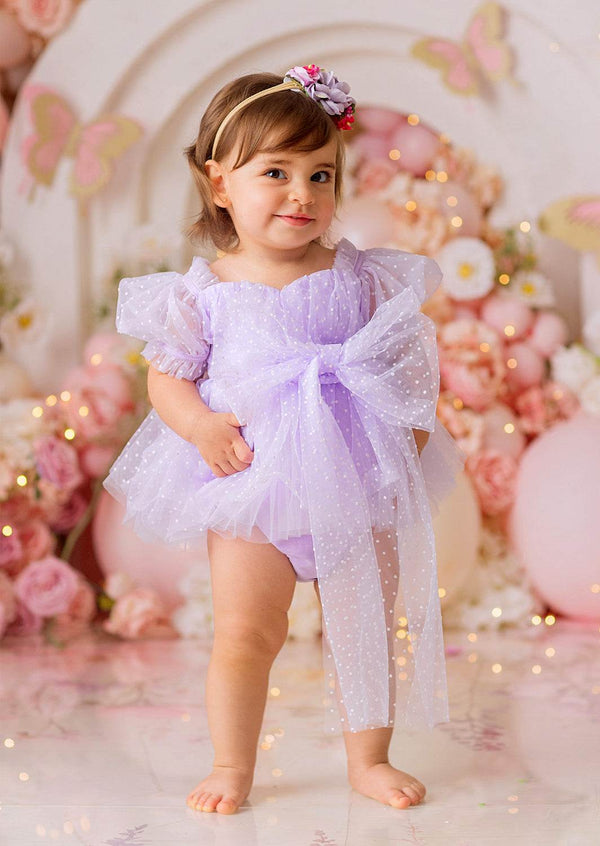 Lullaby Romper Lavender - 