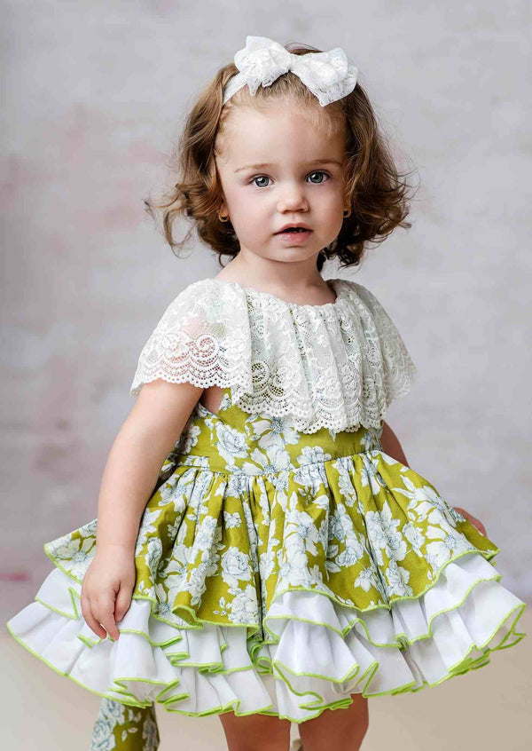 Mariah Classic Floral Vintage Dress - 12M