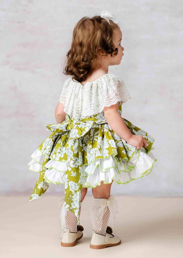 Mariah Classic Floral Vintage Dress - 