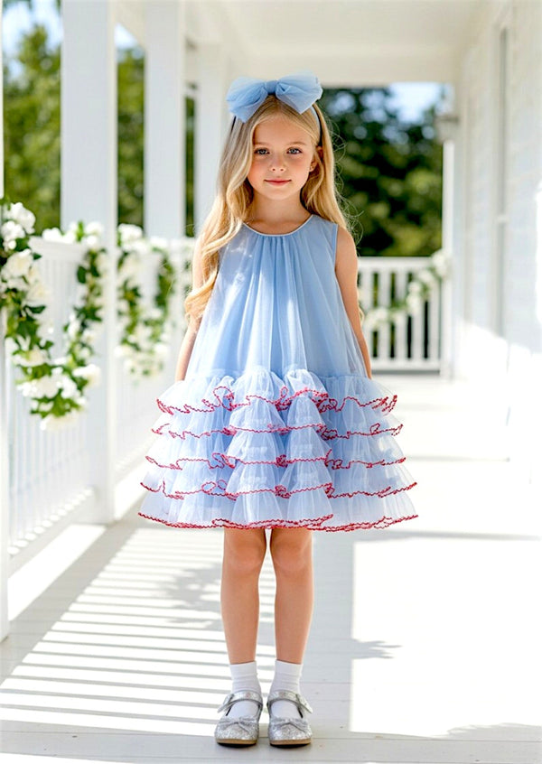 Mianna Dress in Blue - 