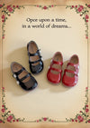 Minuet Double Strap Flats in Black - 