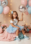 My Little Friends Tee in Blue - 
