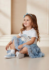 My Little Friends Tee in Blue - 
