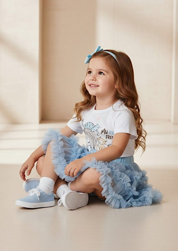 My Little Friends Tee in Blue - 