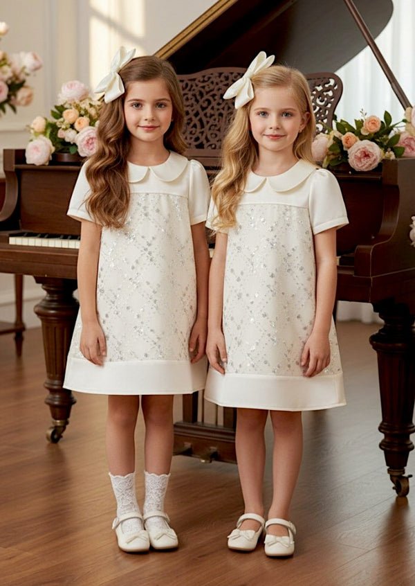 Paizlee Dress in Ivory - 