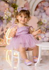 Pansy Thistle Tutu Romper || Pansy Purple - 
