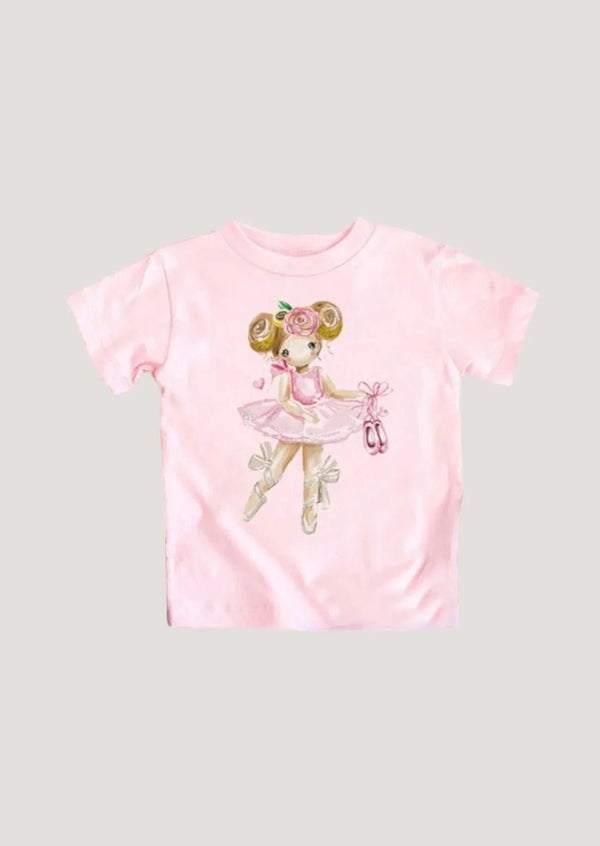 Pink Ballerina Short Sleeve Tee - 