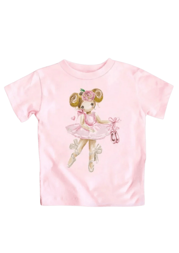 Pink Ballerina Short Sleeve Tee - 