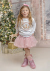 Pink Chiffon Tutu Skirt - 