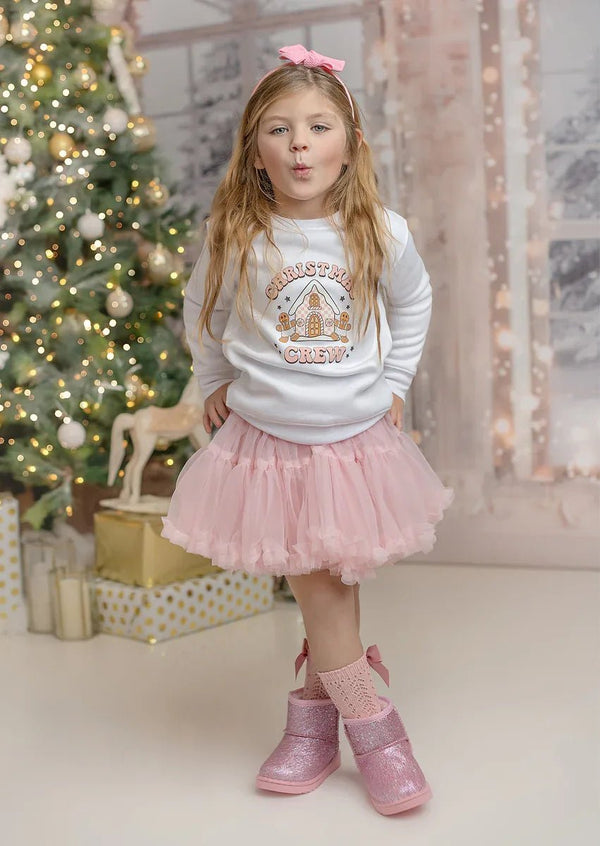 Pink Chiffon Tutu Skirt - 