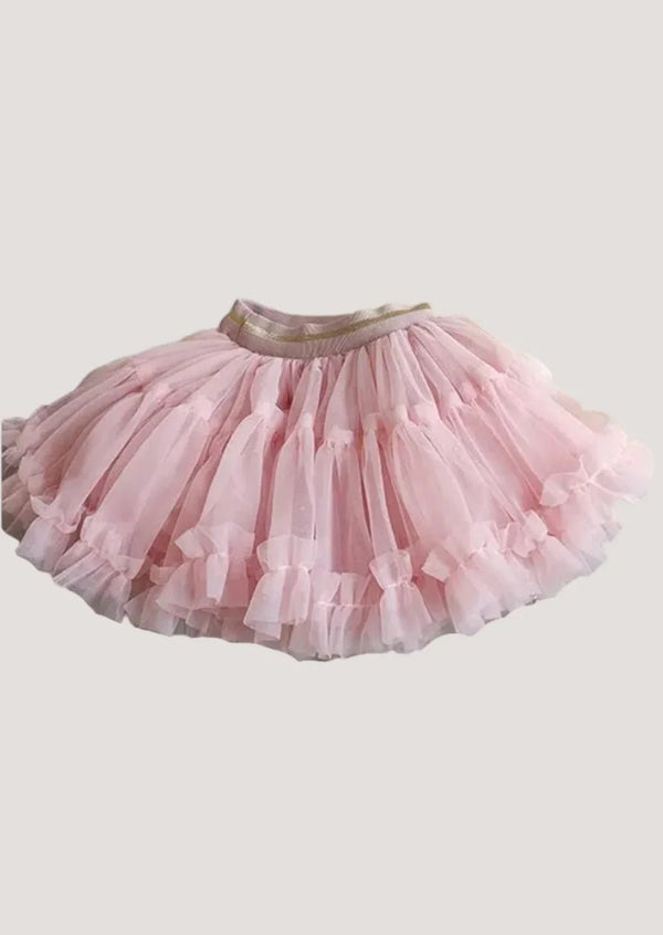 Pink Chiffon Tutu Skirt - 
