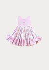 Pink Cottage Roses Twirl Dress - 