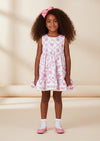 Pink Garden Blossoms Twirl Dress - 