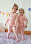 Pink Two - Piece Pajama Set - 
