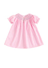 Pink Dots Cupcakes Smocked Baby Dress