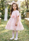 Florence Knee-Length Flower Girl Dress Pink