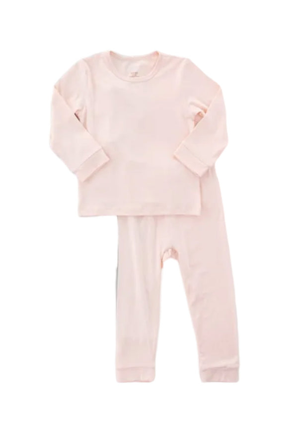 Long Sleeve Cotton Pajama in Pink