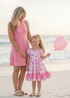 Candy Pink Petal Bows Twirl Dress | Girls Boutique Dress