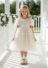 Quinley Dress in Beige - 