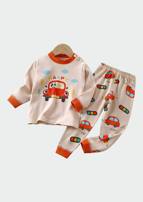 Red Car Pals Boys 2 Pc Pajamas - 