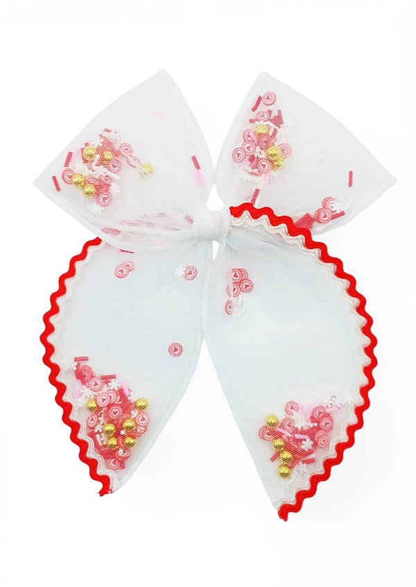 Red Heart Candy Shaker Bow - 
