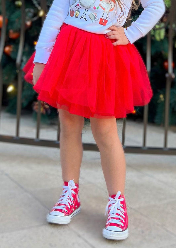 Red Tutu Skirt - 