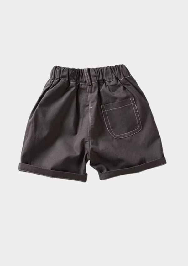 Relaxed Pocket Shorts - Dark Gray - 