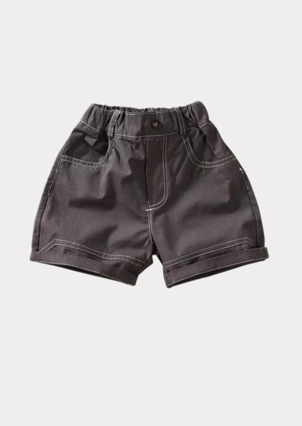 Relaxed Pocket Shorts - Dark Gray - 