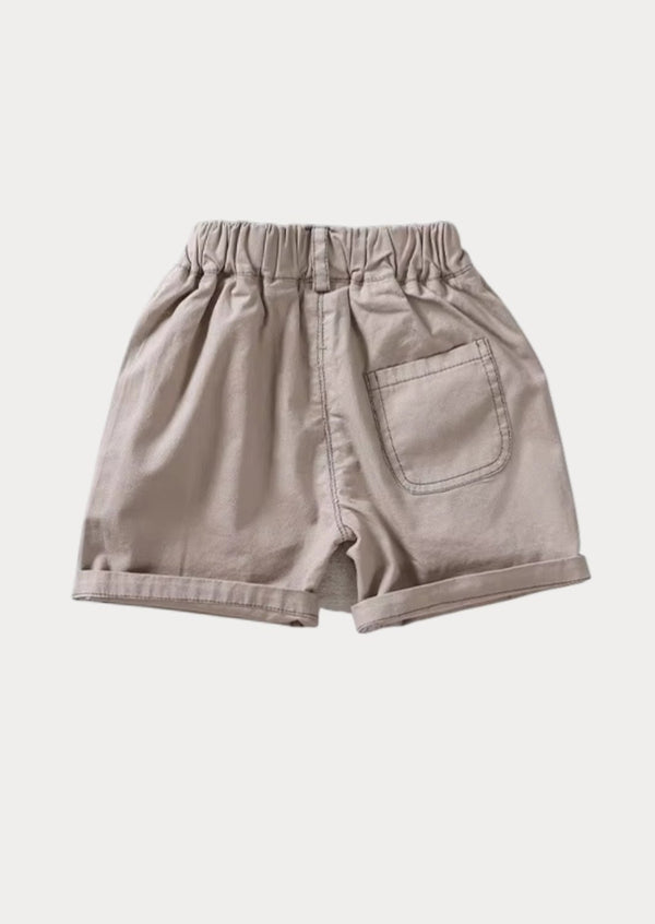 Relaxed Pocket Shorts - Khaki - 