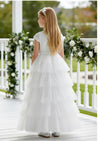 Reverie Flower Girl Dress in White - 