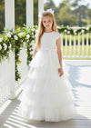 Reverie Flower Girl Dress in White - 