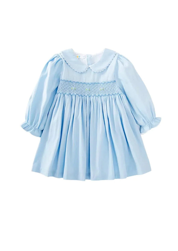 Rose Smocked Baby Dress - 