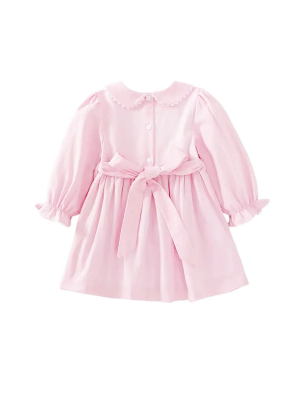 Rose Smocked Baby Dress - 