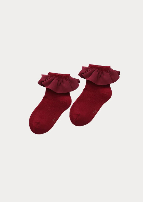 Ruffle Ankle Socks (5 Colors) - 