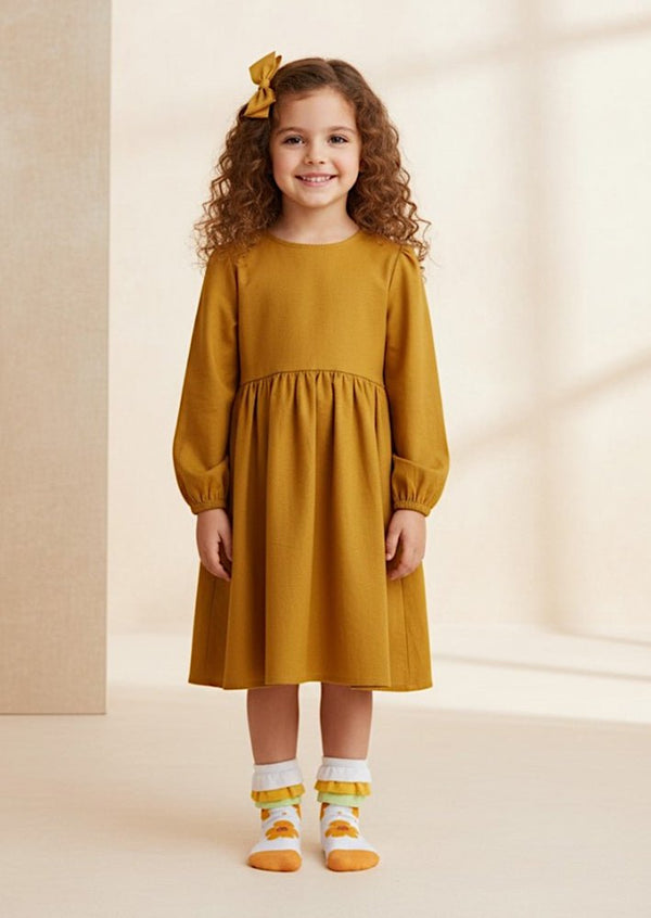 Ruffle Blossom Socks in Gold - 