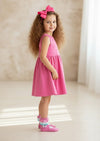 Ruffle Blossom Socks in Pink - 