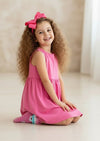 Ruffle Blossom Socks in Pink - 